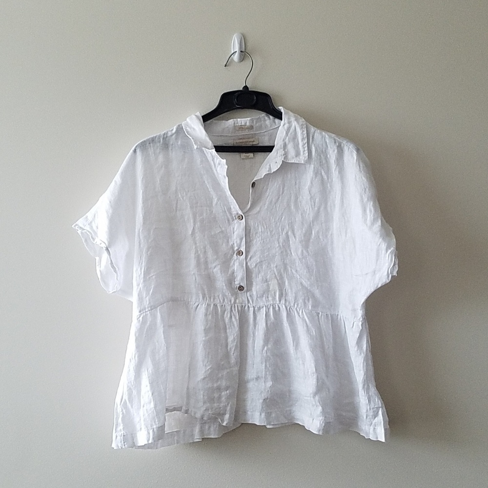 100% linen shirt